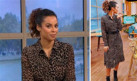 Rochelle Humes News This Morning Host Dazzles In Thigh Split Shirt