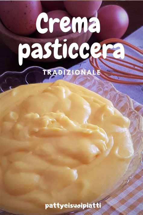 Crema pasticcera tradizionale ottima per farcire torte e bignè