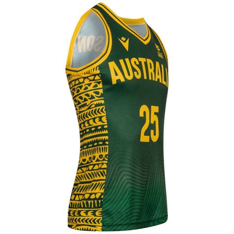 Australien Basketball Macron Indigenous Damen Trikot Gr N Sportspar