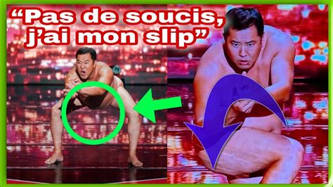 La France a un incroyable talent un Japonais nu sur scènePas de