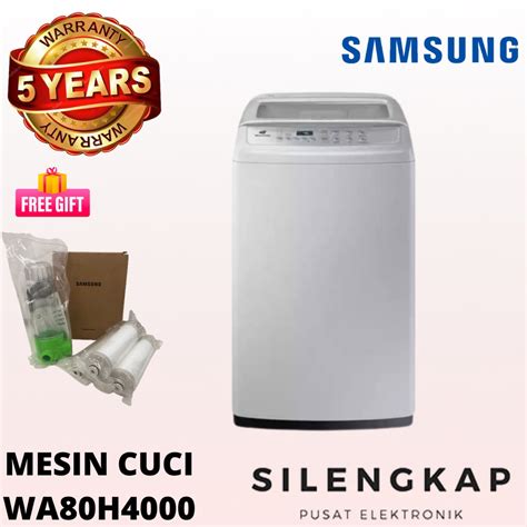 Jual MESIN CUCI 1 TABUNG 8 KG SAMSUNG WA 80H4000 GARANSI RESMI Shopee