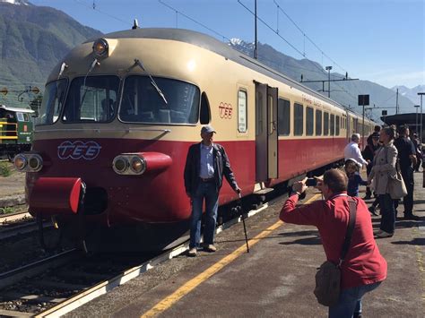 Ossola 24 In Stazione Il Trans Europ Express In Viaggio Promozionale