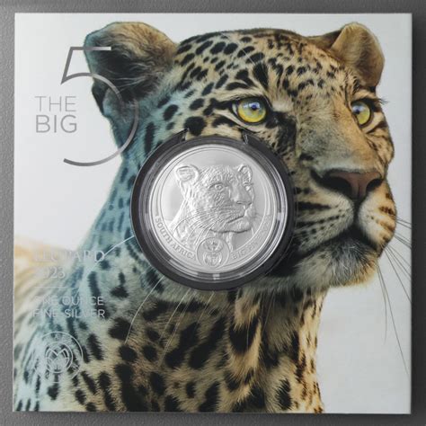 Silbermünze 1oz Leopard 2023 Big Five II South Africa Big Five