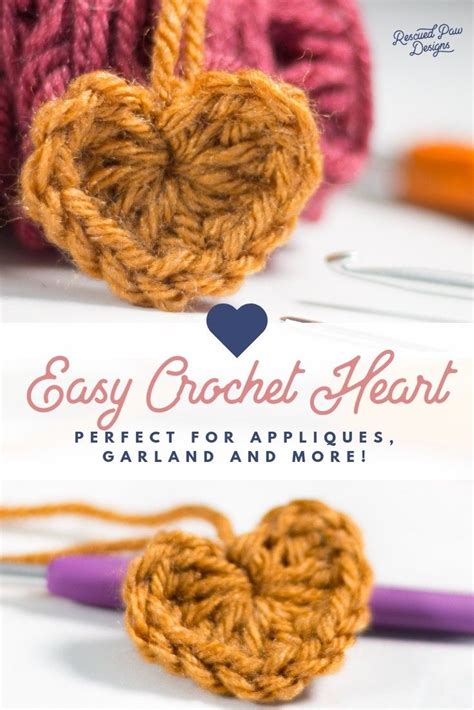 How To Crochet A Heart For Beginners Easy Crochet Patterns Crochet