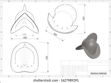 3d Illustration Conquistador Morion Helmet On Stock Illustration 1627989295