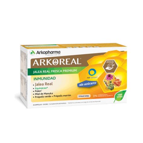 Comprar Arkoreal Jalea Real inmunidad sin azúcar 20 ampollas al mejor