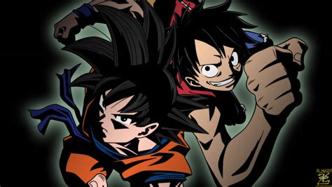 (Wallpaper) Goku And Luffy by el-maky-z on DeviantArt