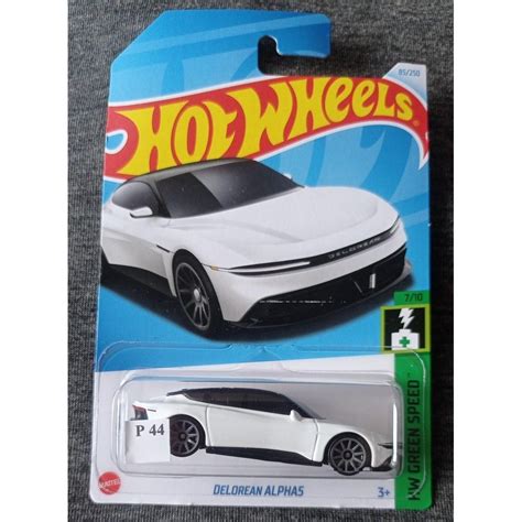 Hot Wheels Delorean Alpha5 HW Green Speed White Shopee Malaysia