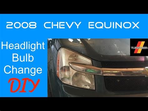 Chevy Equinox Headlight Bulb Change Diy For To Youtube