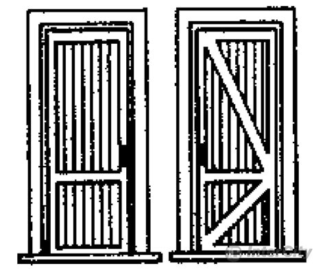 Grandt Line Products 5131 Door With Frame And 2 Tounge And Groove Pan