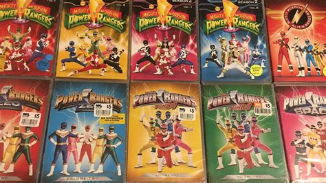 Power Rangers Dvd Collection Youtube