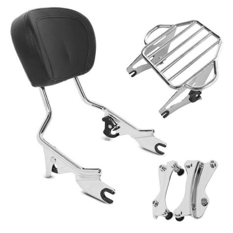 Sissy Bar Luggage Rack Ki Docking Kit Compatible With Harley