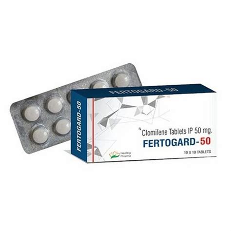 50 Mg Fertomid Tablets IP Packaging Type Box At Rs 68 Stripe In