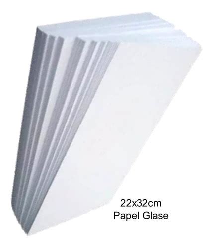 Papel Cartulina Glasse 250gr Tamaño Carta MercadoLibre