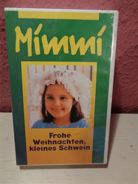 Vhs Video Mimmi Frohe Weihnachten Kleines Schwein Vhs Video Kassette