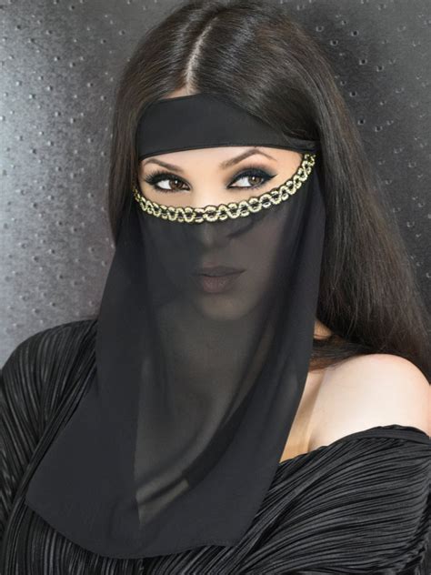 Sexy Full Face Mask Sheer Face Veil Belly Dancer Mask Chiffon Etsy