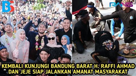 MASYAALLAH H RAFFI AHMAD JEJE KEMBALI HEBOHKAN MASYARAKAT BANDUNG DI