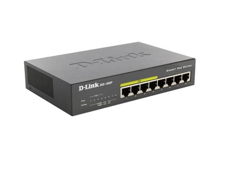 D Link DGS 1008P 8 Port Gigabit Ethernet POE Switch Newegg