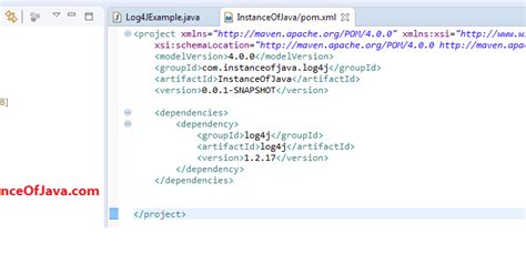 Log4j Example In Java Using Properties File Instanceofjava