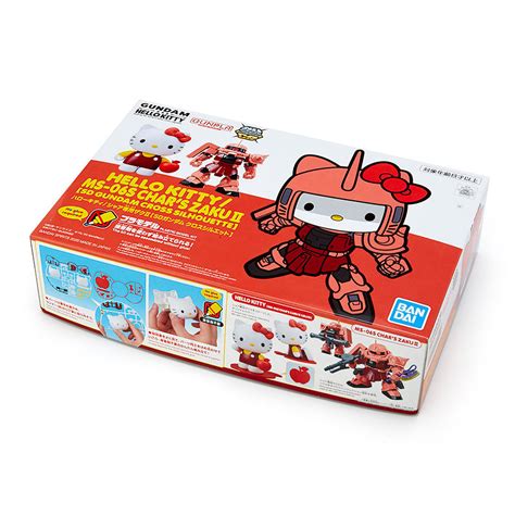 Moko Select Bandai Gunpla Hello Kitty X Ms 06s Chars Zaku Ii [sd