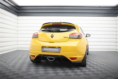 Spoiler Cap Renault Megane Mk Rs Trophy Rs Cup Gloss Black Our