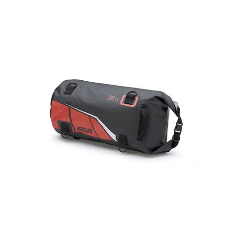 Givi Sac De Selle Rouleau Moto Scooter Ea Br Tanche Noir Rouge L