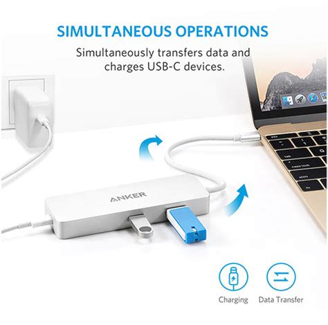 Anker Premium USB-C Hub with Ethernet and Power Delivery - A8302 - Startech Store