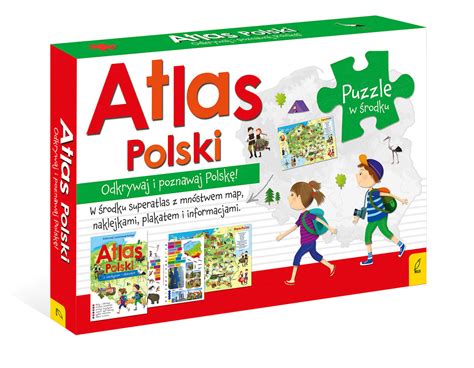 Wilga Zestaw Edukacyjny Atlas Polski Z Puzzlami I Plakatem