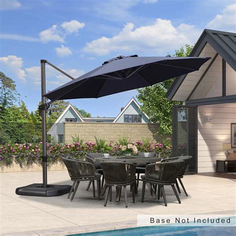 Purple Leaf Ft Octagon Outdoor Patio Cantilever Umbrella Aluminum