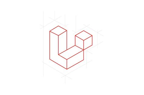 Premium Vector | Laravel minimal flat logo design