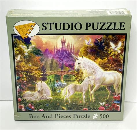 The Castle Unicorns 500pc Jigsaw Puzzle New Sealed Bits And Pieces