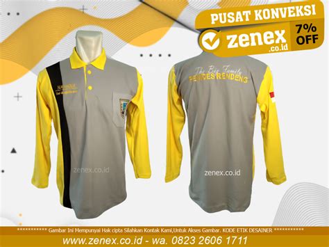 Contoh Baju Berkerah Zenex Konveksi