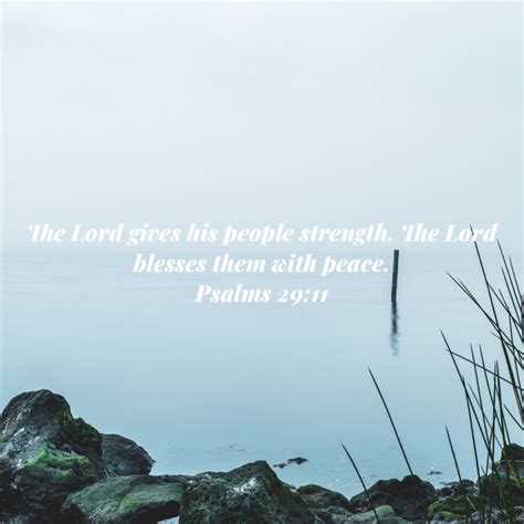 Psalms The Lord Gives His People Strength The Lord Blesses Them