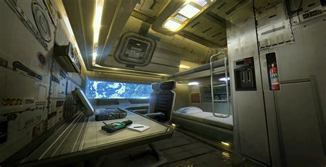 Scifi Interior Spaceship Interior Futuristic Interior Futuristic