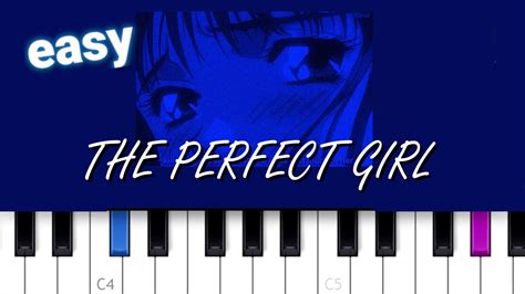 Mareux The Perfect Girl Such A Strange Girl Easy Piano Tutorial