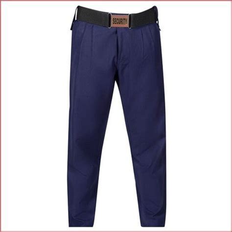 Security Guard Ordinary Blue Mens Uniform Trouser Age Group Adult At