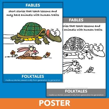 Fables Anchor Chart Poster Organizer Questions For Your Genre Study