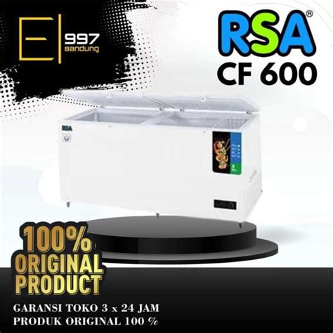 Jual Chest Freezer Rsa Cf 600h Cf600 Cf 600 Freezer Box 500 L Di