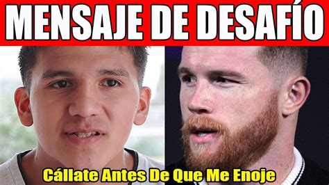 Bam Rodr Guez Env A Mensaje De Desaf O A Canelo Lvarez Se Enoja