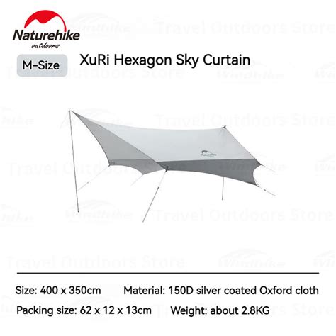 Flysheet Hexagon Naturehike Nh Zp X Cm Waterproof Canopy Tarp