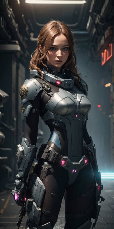 Concept Art Cyberpunk Female Armor Series 1 By Psilenz On Deviantart