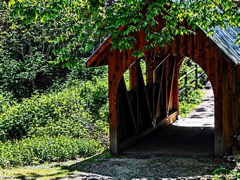 Covered Bridge Free Stock Photo - Public Domain Pictures