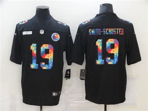 Men S Pittsburgh Steelers Juju Smith Schuster Multi Color Black