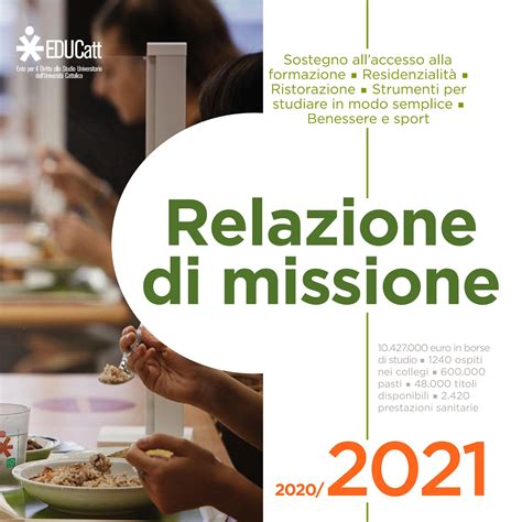 Relazione Di Missione 2020 2021 By EDUCatt Issuu