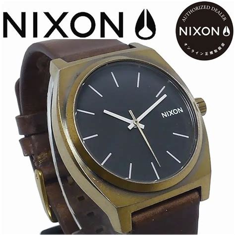 Nixon ニクソン 腕時計 メンズ レディース Timeteller Brass Blackbrown Na0453053 正規保証付 Na0453053 Select Shop S