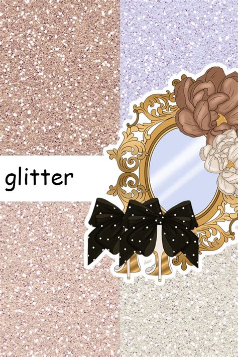 Fashion Glitter Gold Glitter Nude Digital Paper Sticker Jpeg