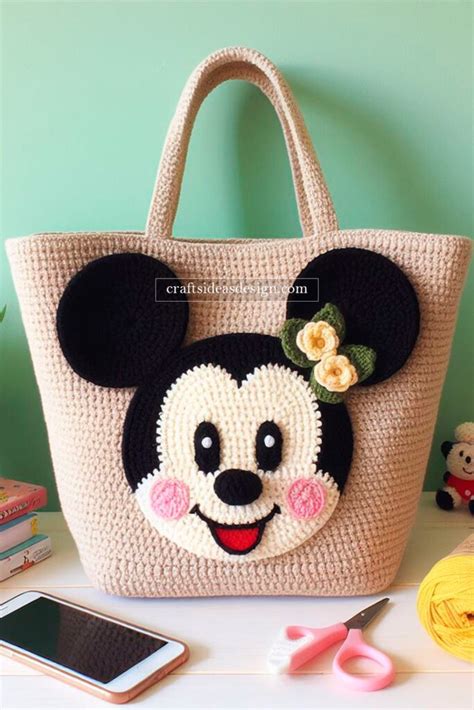 5 Crochet Minnie Mouse Bag