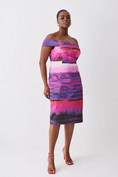 Plus Size Bardot Dresses Karen Millen Uk