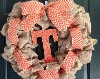 University Of Tennessee Burlap Wreath Burlap Wreath Wreaths Burlap