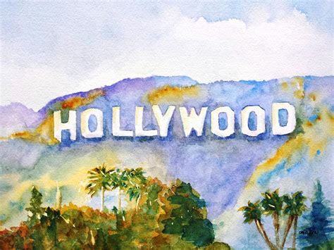 Hollywood Sign Painting